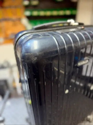 RIMOWA ボディ凹み補正修理（塗装なし） 修理後