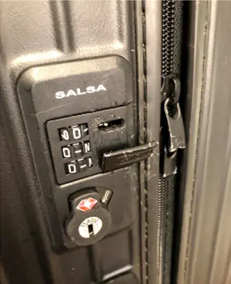 RIMOWA サルサ ロック・スライダー同時交換（複合トラブル修理）