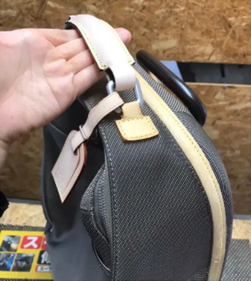 LOUIS VUITTON Louis Vuitton ペガス 革ハンドル破れ修理(持ち手交換) 修理後