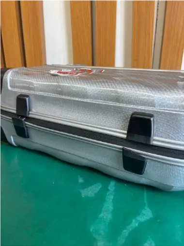 Samsonite コスモライト ゴムヒンジ外れ修理