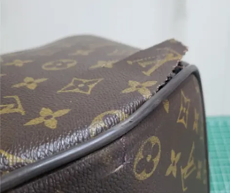 LOUIS VUITTON Louis Vuitton ペガス ボディ破れ修理（本体補修）