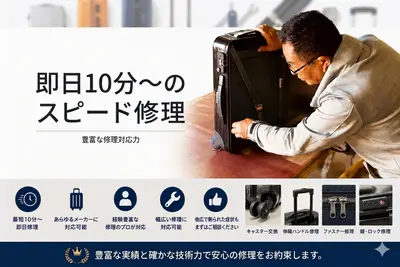 即日10分~修理スピード/豊富な修理対応力